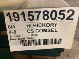 Approx 66 pcs of Hickory Lumber, 8/4 thick