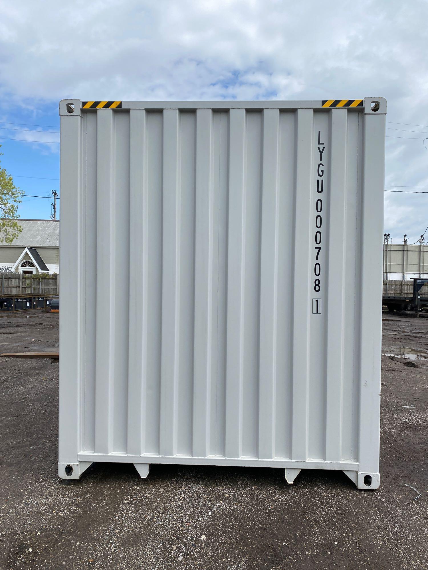 NEW- Unused 2020 Wolverine 40 ft high cube storage container, (4) open side doors