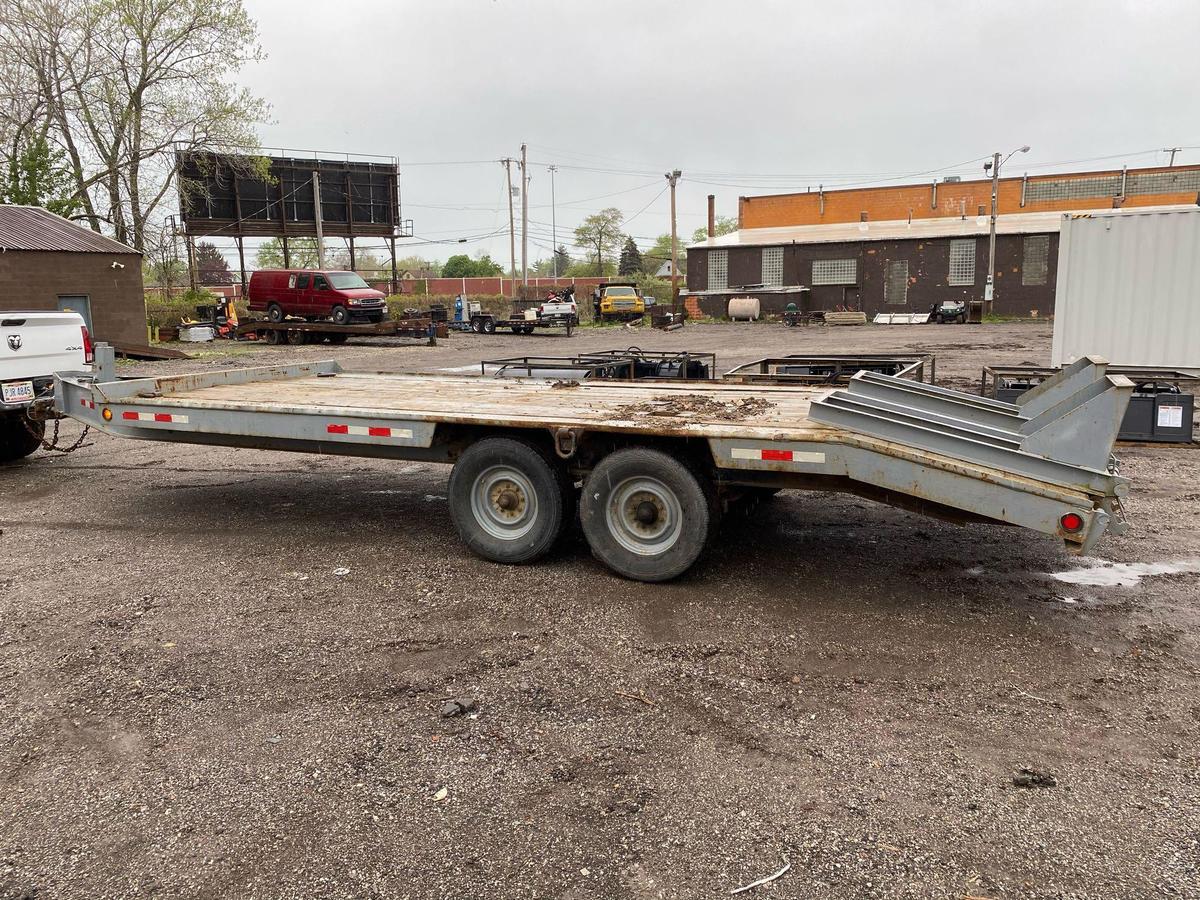 20ft Tandem Dovetail Equipment Trailer