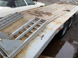 20ft Tandem Dovetail Equipment Trailer