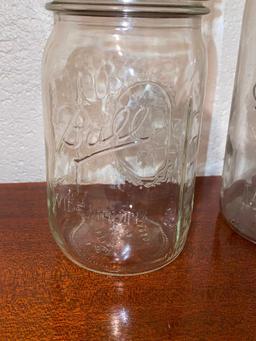 Vintage Kerr, Ball & Mason Jars (5)