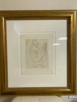 Salvidore Dali Signed and Stamped Litho