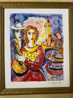 Zamy Steynovitz, Beauty And The Beau, Seriolitho with COA