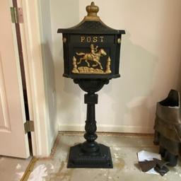 Full Size Cast Iron "post" Mailbox