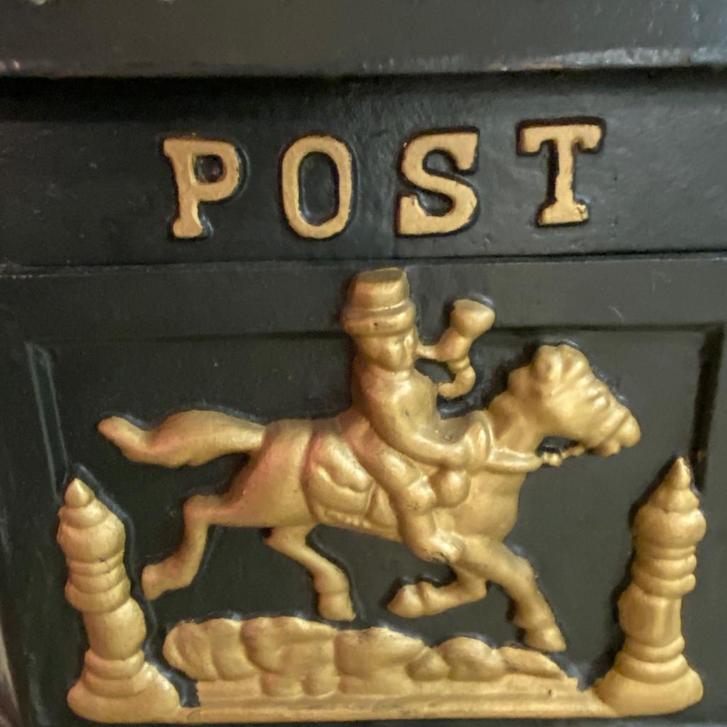 Full Size Cast Iron "post" Mailbox