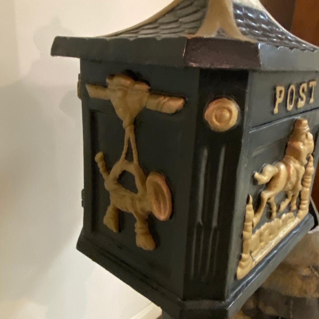 Full Size Cast Iron "post" Mailbox