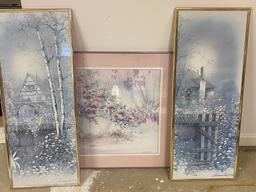 3 Vintage Framed Scenes - 2 From Andres Orpinas