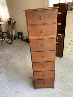 Seven Drawer Wooden Cabinet