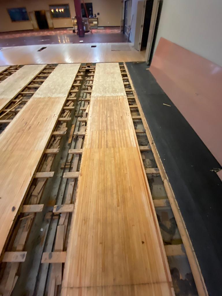 Reclaimed Wood - Vintage Bowling Alley Lane