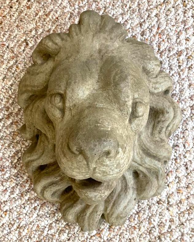 Lion's Head Garden Sconce