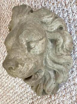 Lion's Head Garden Sconce