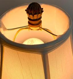 Gilded Table Lamp with Shade