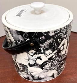 Vintage Kraftware Garden of Eden Ice Bucket from NYC