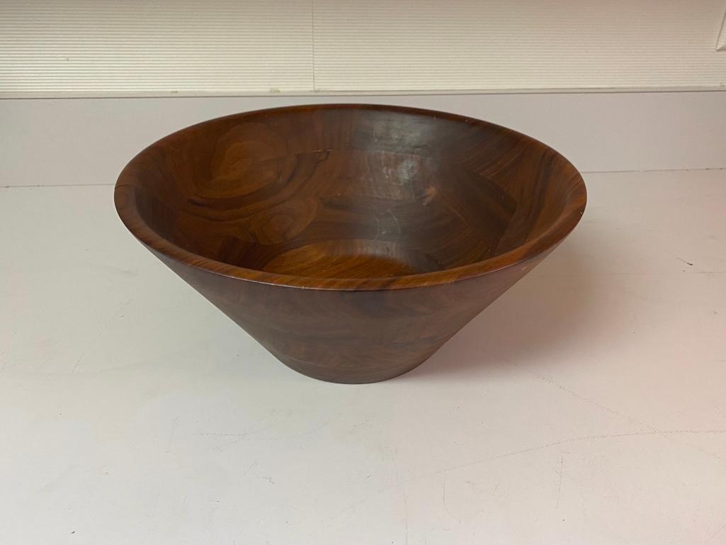 Burl Walnut Salad Bowl