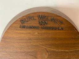 Burl Walnut Salad Bowl