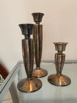 Lot of Misc Candleholders