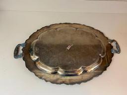 Silver Plated Serving Tray