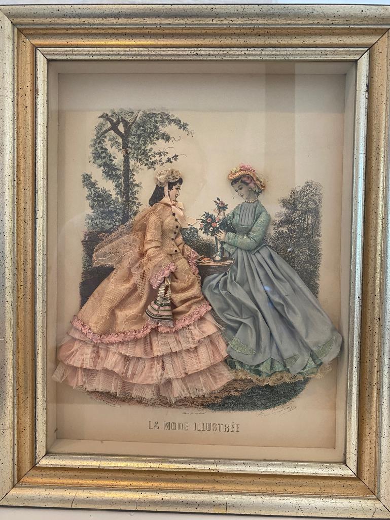 Embellished Currier and Ives Prints