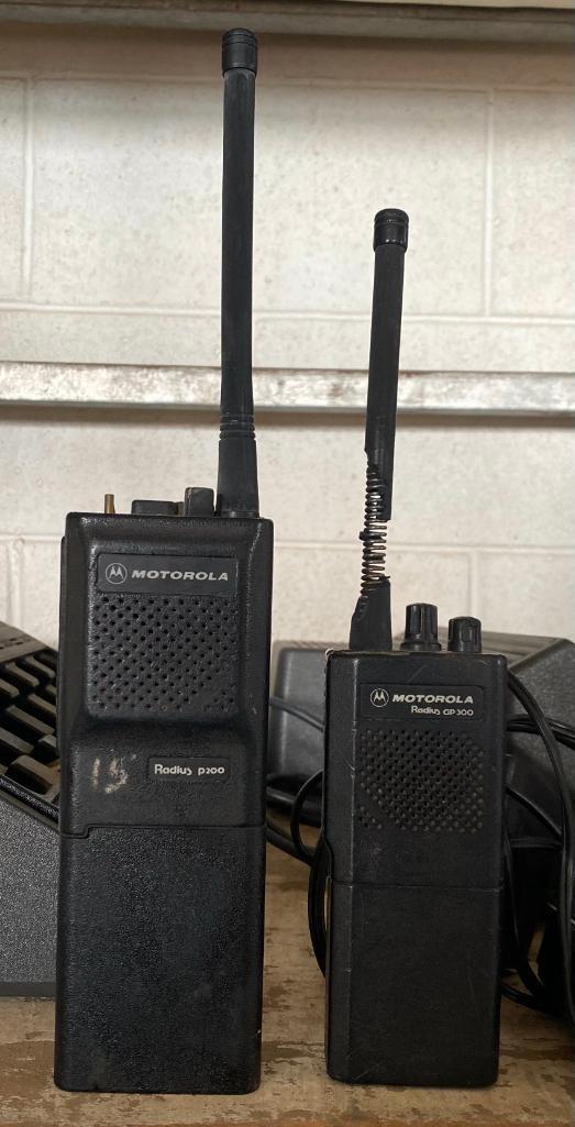 Lot of Motorola 2-way Radios and Charging Stations
