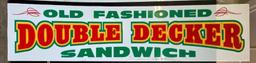 Acrylic "Old Fashioned Double Decker Sandwich" Sign