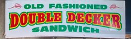 Acrylic "Old Fashioned Double Decker Sandwich" Sign