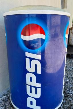 Large "Pepsi Can" Ice Cooler Barrel (Modern Style)