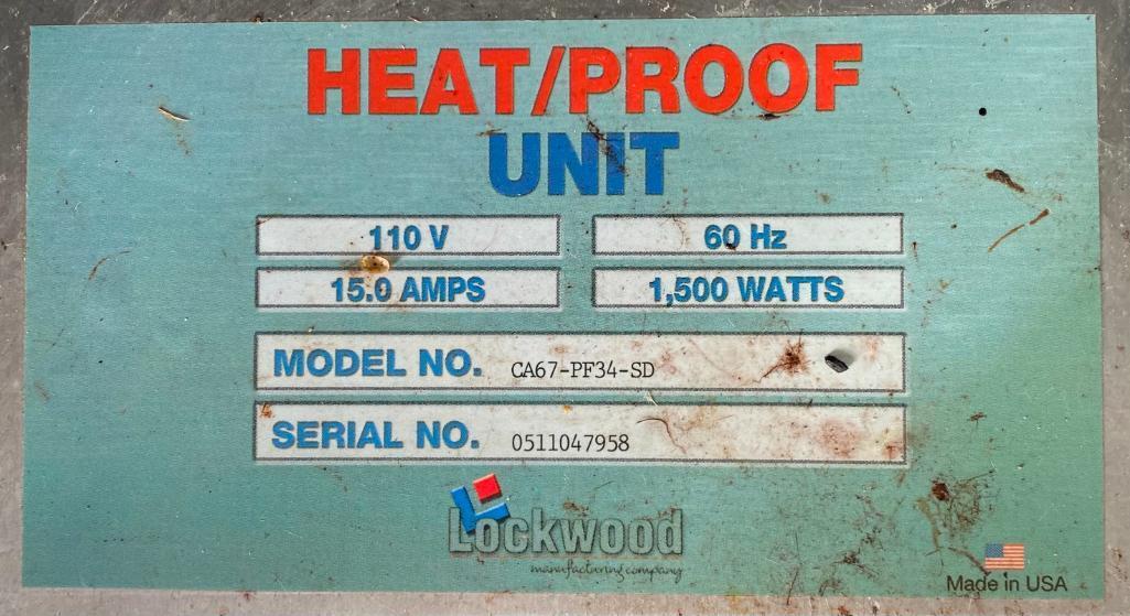 Lockwood Electric Heated Holding Cabinet