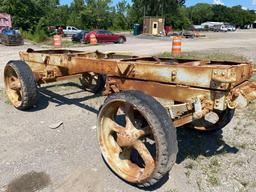 Vintage Steel Pipe Cart