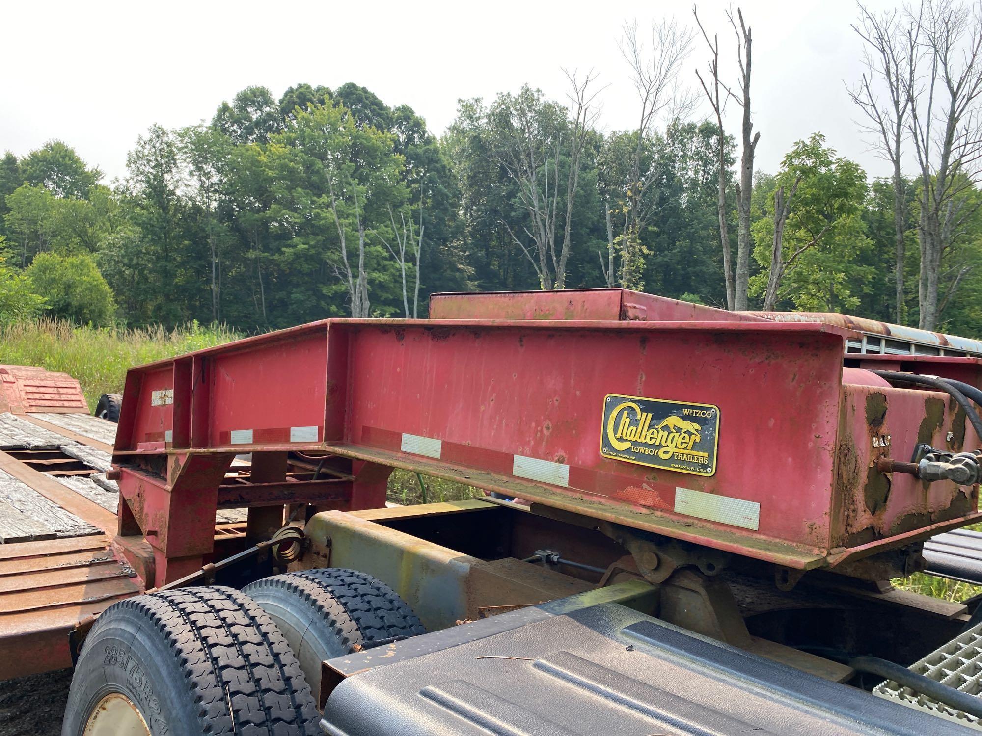 2003 Witzco Challenger RG-35 Ton Lowboy Equipment Trailer