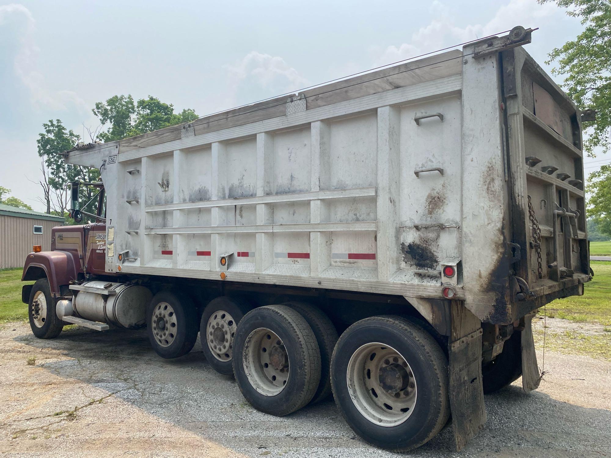 1988 Mack RW713 Quad-Axle Dump Truck