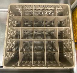 Six Plastic Industrial Dishwasher Racks