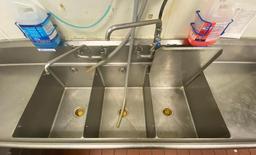 Three Basin Stainless Steel Sink