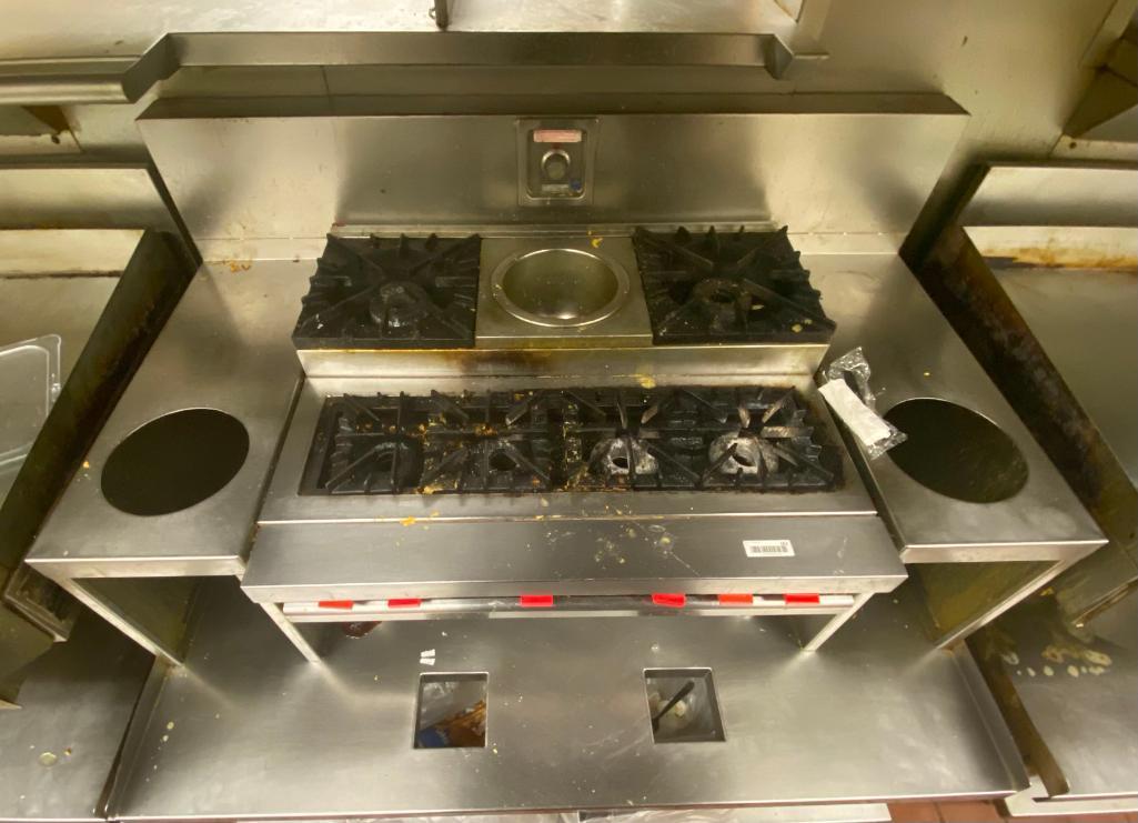 Vulcan Six-Burner Gas Stovetop