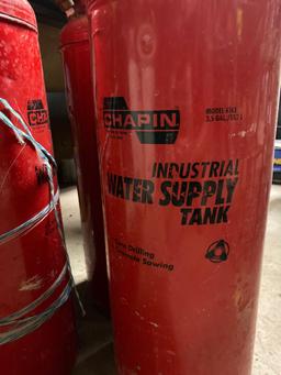 Industrial metal water tanks