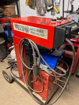 Matco Tools Mig Wire Feed Welder WFW250 w/ Aluminum Spool Adapter and HTP Spool Gun