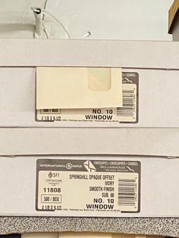Whole Shelf of Envelopes With Windows