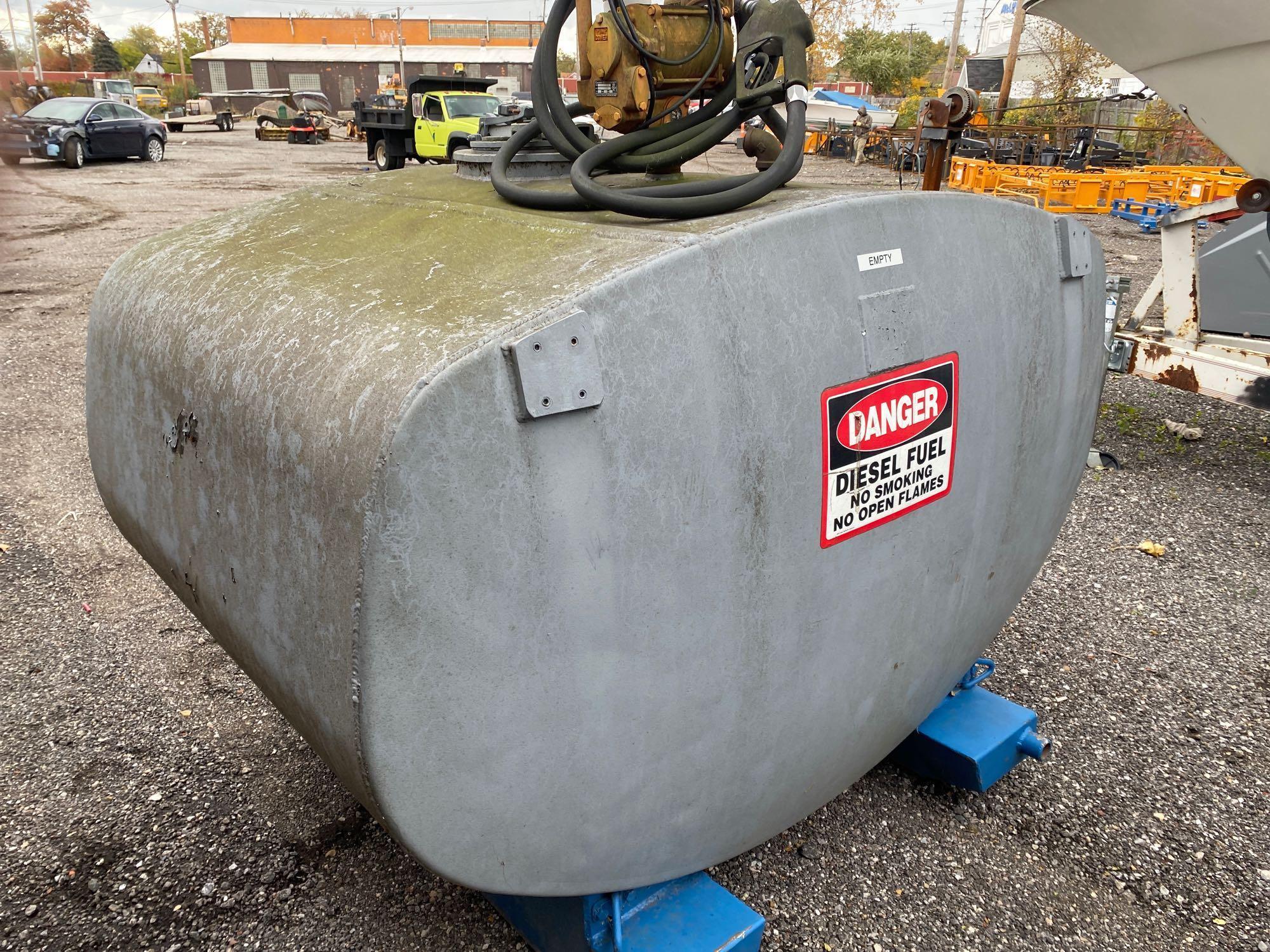 Diesel Fuel Yard Tank w/ GasBoy 110v Pump
