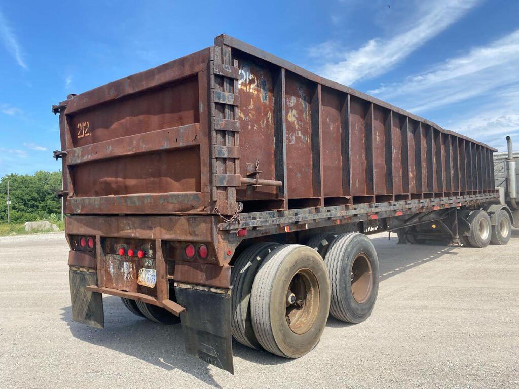 Gindy Trailer Co 45 Yard Gondola Container Trailer