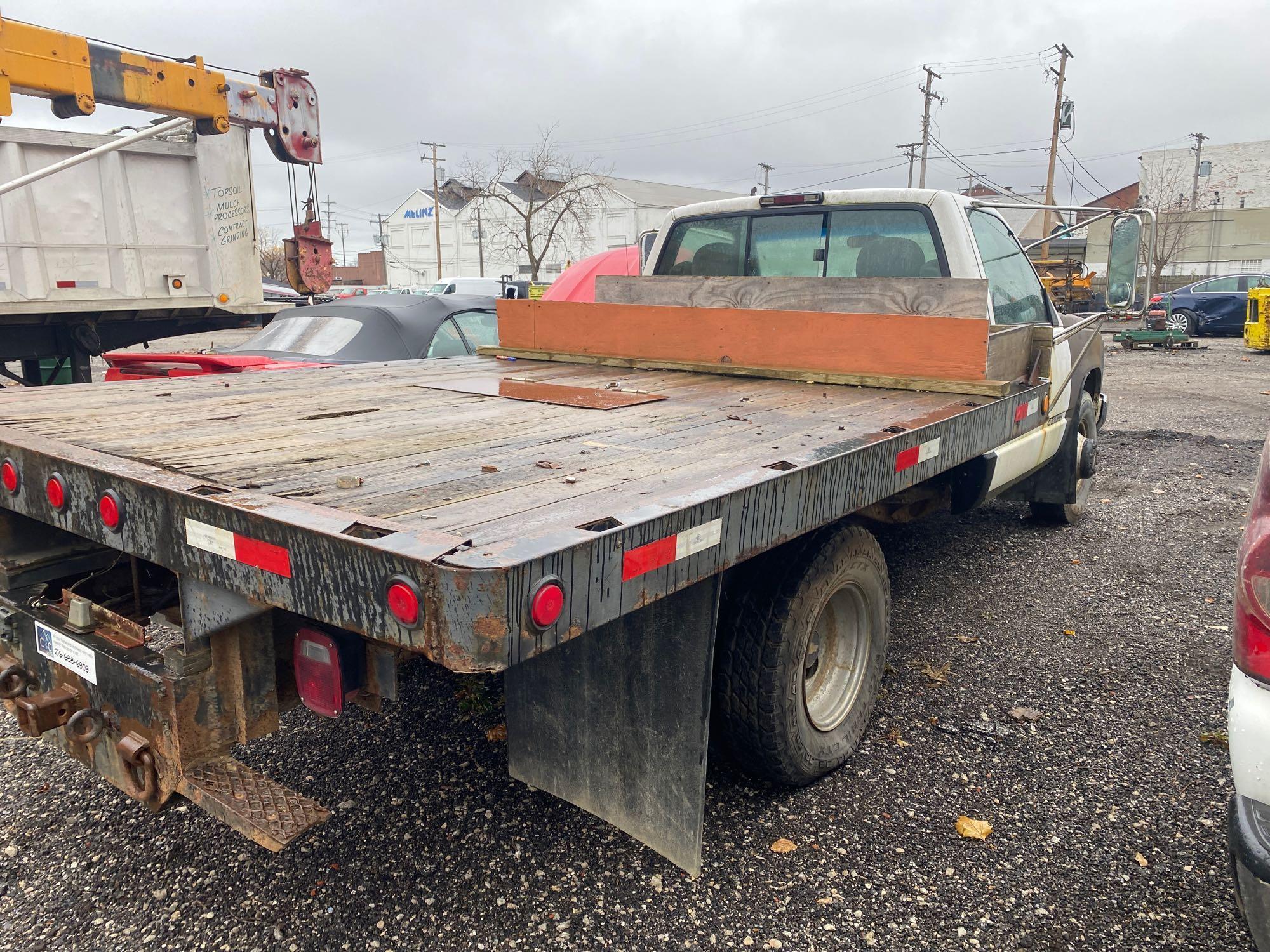 1997 Chevy 3500 Flatbed Dually Truck