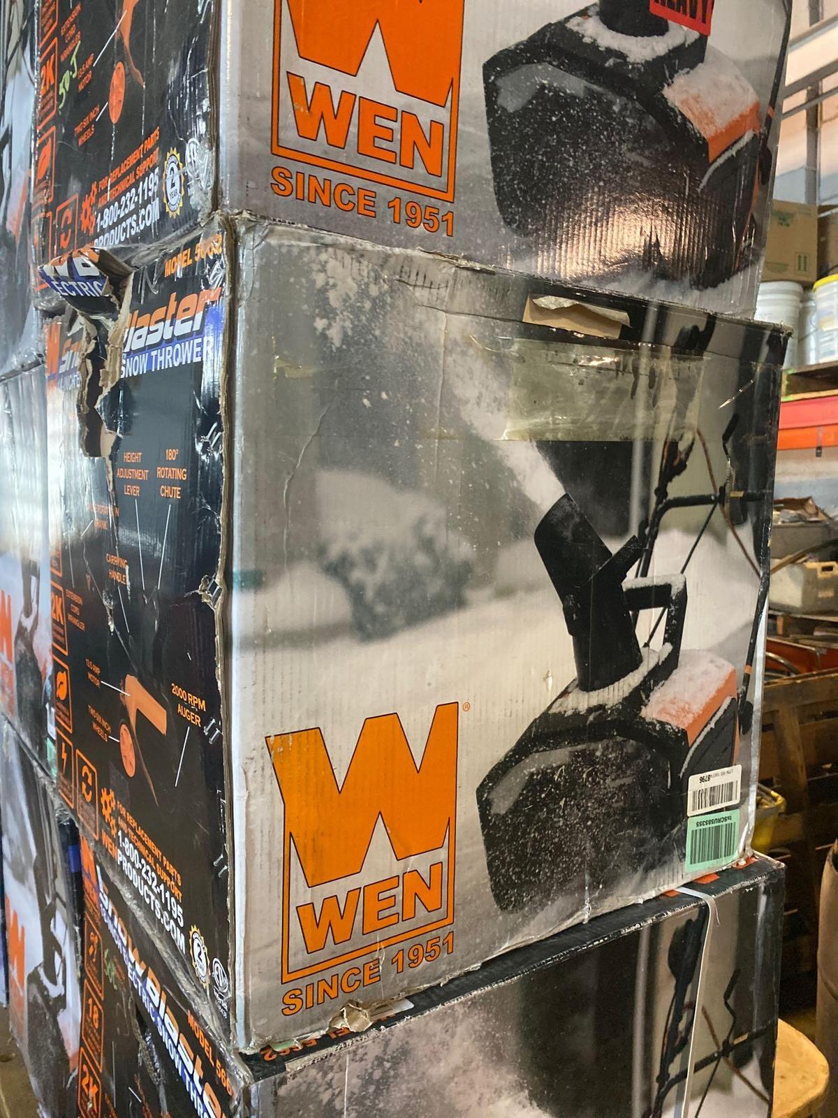 Wen Co 18in Electric Snow Thrower-Open Box Return