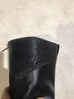 NEW Leather HARLEY DAVIDSON Motorcycle Boots size8.5