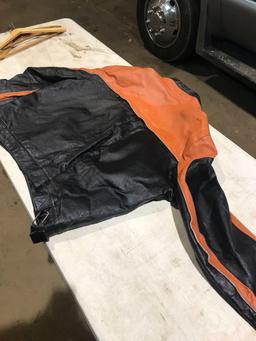 NEW Leather Motorcycle Jacket size54