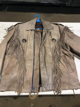 NEW Leather Jacket size52, Gloves sizeL