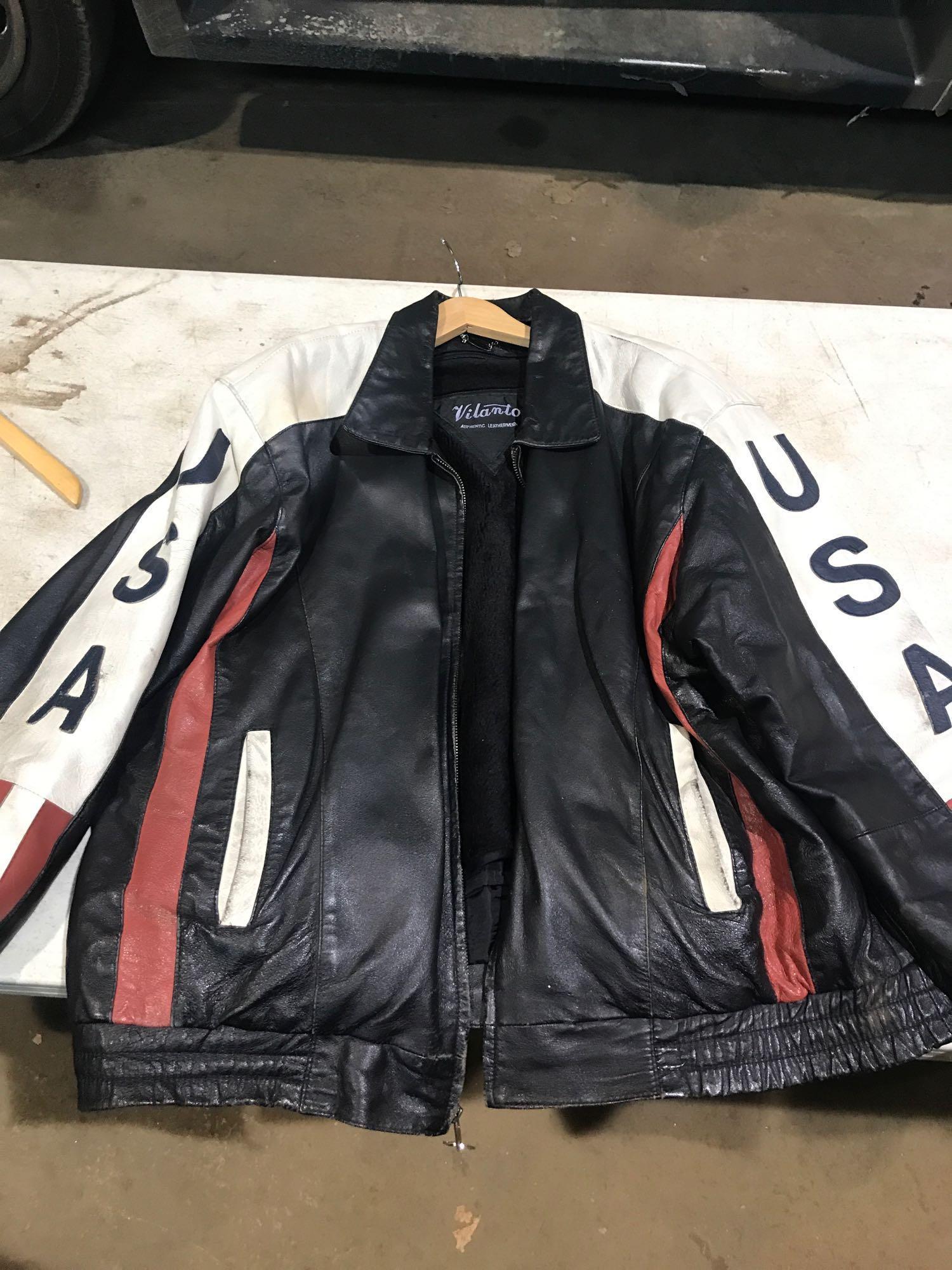 Leather USA Jacket size 2XL