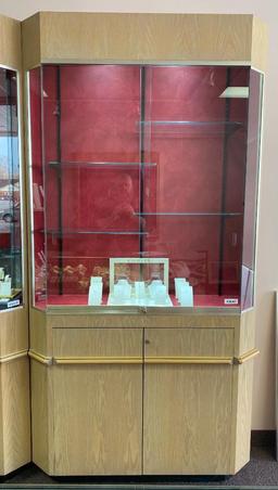 Tall Lighted Display Case