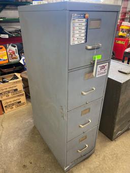 4 drawer metal file cabinet