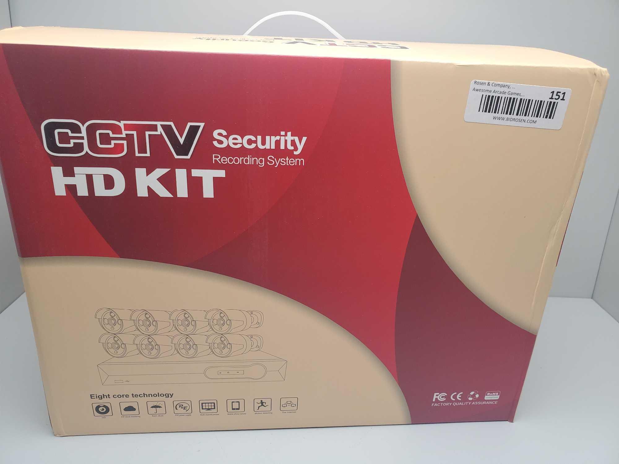 New CCTV Security Recording System HD Kit.
