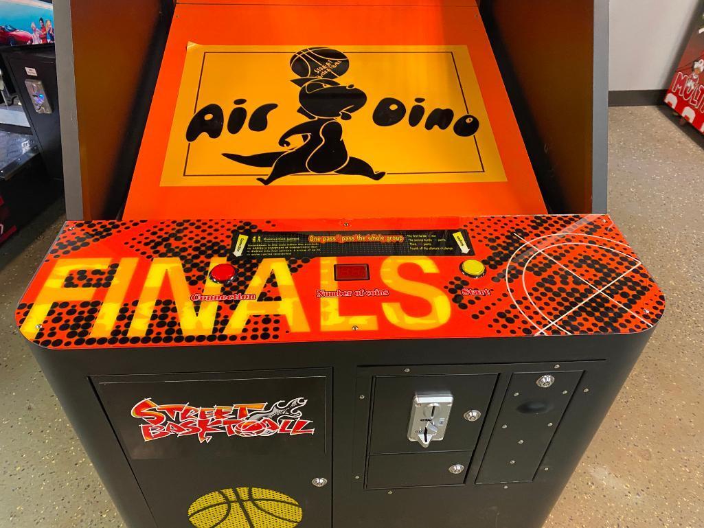 New Arcade Street Basketball Game Coin Operated Large Basketball Machine with 5 Basketballs