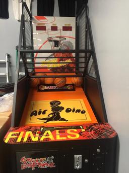 New Arcade Street Basketball Game Coin Operated Large Basketball Machine with 5 Basketballs
