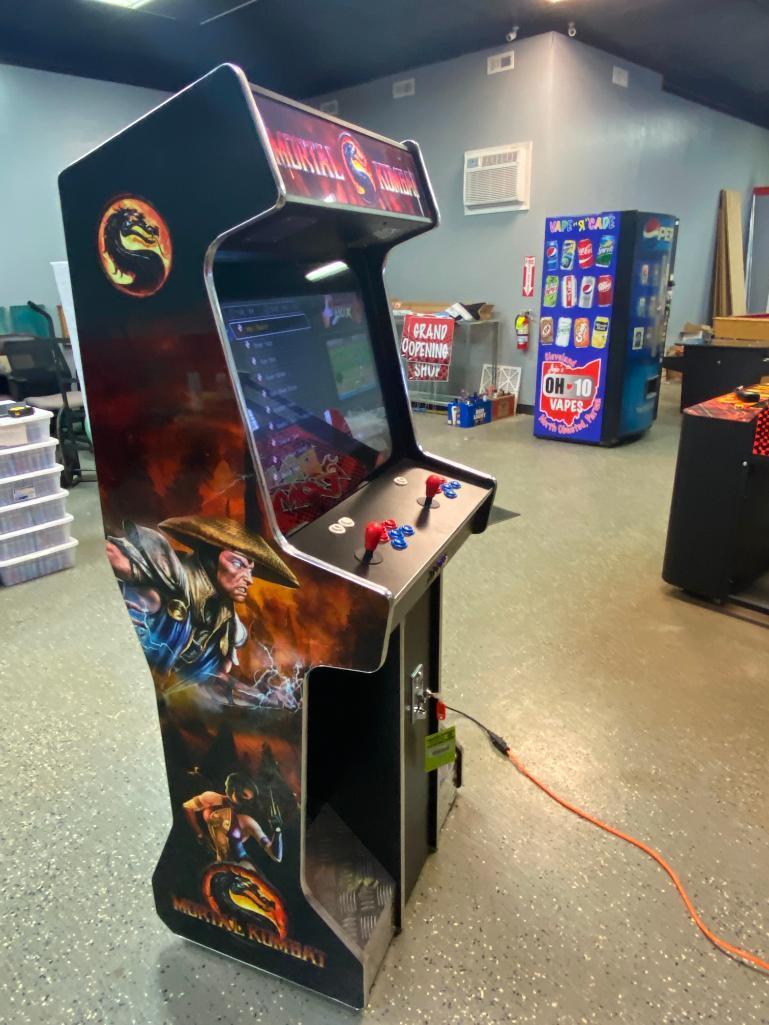 Mortal Kombat Themed Standup Video Game with a Custom Designed Box